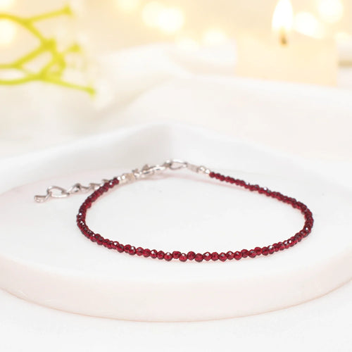 Garnet Anklet