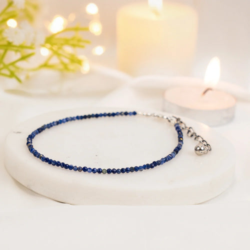 Lapis-lazuli-anklet