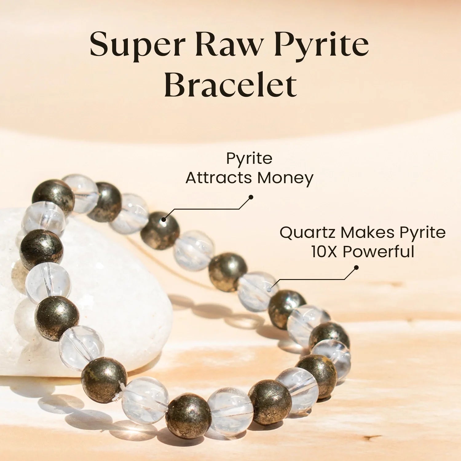 Super Raw Pyrite Bracelet